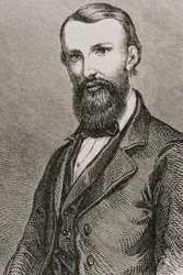 John William Wills (1834-61), englischer Entdecker, aus 
